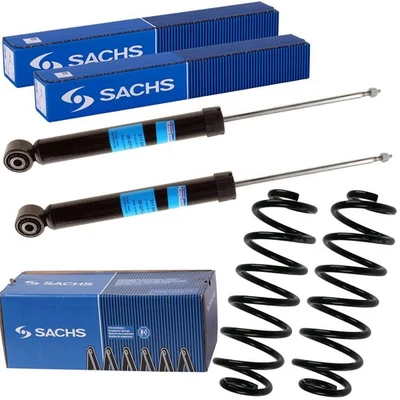 2x SACHS Amortisseur + Ressort de Suspension Essieu Arrière Pour Audi A3 8P1 - Photo 1/3