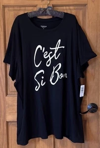 TORRID TEE SHIRT SHORT SLEEVE COTTON TOP T SHIRT  5 5X 5XL 28 NEW - Picture 1 of 6