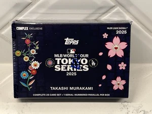 Takashi Murakami + MLB World Tour Tokyo Series 2025 Topps Trading Cards Box Set - Bild 1 von 1