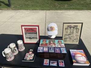 (RAR)VTG CINCINNATI REDS MEMORABILIA PACKAGE: Signed Bench/Seaver/Rose (19) - Bild 1 von 20