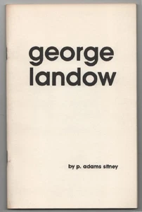 P Adams SITNEY / GEORGE LANDOW 1st Edition 1981 #202704 - Picture 1 of 1