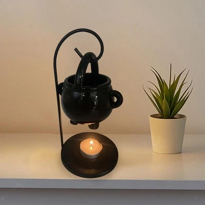 Quemador de aceite esencial colgante calentador de fusión horno de regalo velas de tealight de cerámica Foto 1 de 4