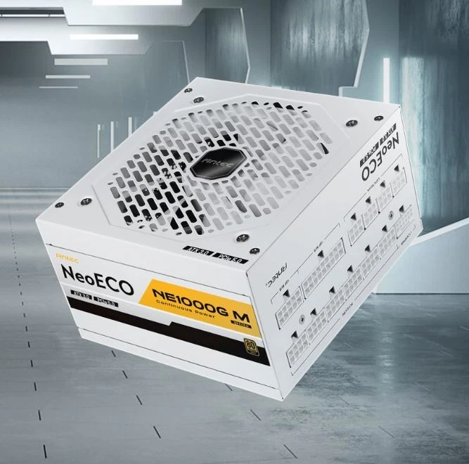 Antec NE 1000w 80+ Gold, Fully-Modular, ATX 3.0, PCIe 5.0, 120mm Silent Fan, ... - Image 1 of 1