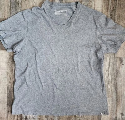 Camiseta Eddie Bauer Legend Lavada Cuello en V Para Hombre XL Gris Informal Suave Cómoda  Foto 1 de 4