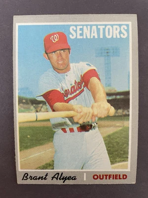 1970 Topps #303 Brant Alyea Washington Senators - Image 1 of 2