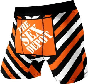 Calzoncillos boxer Sex Depot X-grandes 40-42 divertidos novedad ropa interior de cumpleaños para hombre - Imagen 1 de 6