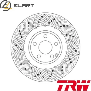 2x BRAKE DISC DF6674S FOR MERCEDES-BENZ SLC SLK E-CLASS/T-Model OM642.852 3.0L - Picture 1 of 6