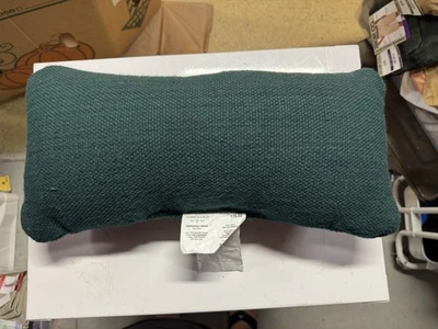 10"x20" Variegated Solid Outdoor Lumbar Pillow Teal Blue - Threshold - Image 1 of 2