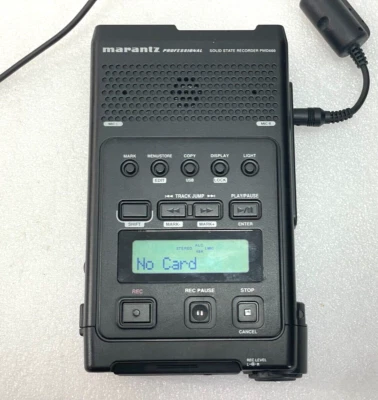 Marantz PMD660 Professional Portable Solid State Digital Recorder w A/C NO CARD - Image 1 of 4