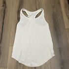 Lululemon Shirt Womens Size 4 Beige Love Tank Top Relaxed Fit Athleisure Yoga