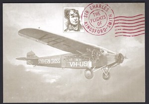 MISC31) Australia 1988, Sir Charles Kingsford-Smith Replica Card No. 11