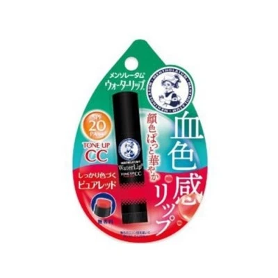 ROHTO Mentolatum Agua Labial Tonificación CC Rojo Puro 4.5g SPF20 PA++ Sin Perfume Foto 1 de 2