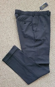 POLO Ralph Lauren Men's Wool Blend Cuffed Dress Pants Charcoal Gray 34 x 33 NWT - Picture 1 of 6