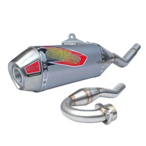 Exhaust Headers Muffler KLX150 / KLX150BF Stainless steel System Side Pipe Parts - Picture 1 of 7
