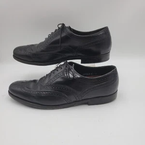 Men's Vintage The FLORSHEIM Shoe IMPERIAL Longwing Dress Shoes Black 12  - Picture 1 of 7