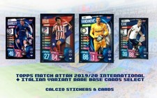 Topps Match Attax 2019/20 International + Italian Variant Rare Base Cards Select