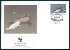 TÜRKMENISTAN FDC FAUNA ROBBE CASPIAN SEAL KASPI-RINGELROBBE PHOCA PHOQUE dz05