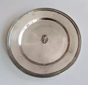 Piatto/piatto da dessert vintage American Airlines AA placcato argento logo aquila - Foto 1 di 3