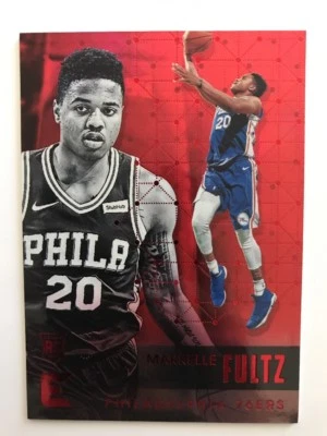 2017-18 Panini Essentials Red Markelle Fultz RC Rookie Philadelphia 76ers - Image 1 of 2