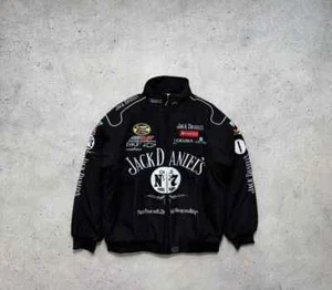 Jack Daniels Racing Bomber Jacket Vintage Rare Hype Y2K - Picture 1 of 10