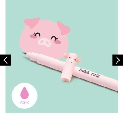 Legami Stift Schweinchen - NEU - Löschbarer Gelstift