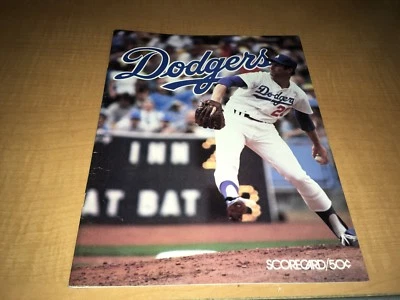 1978 Los Angeles Dodger Baseball Program/Scorecard Tommy John - Image 1 of 4