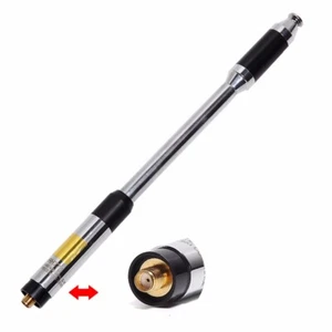 RH770 Telescopic Antenna 36.6inSMA Female Male BNC Dual Band Gain for HAM Radio - Zdjęcie 1 z 12
