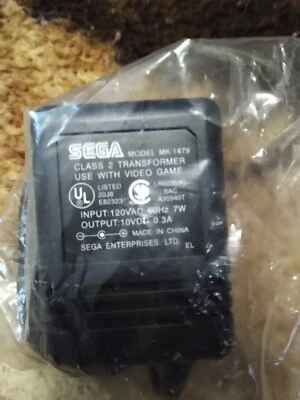 Adaptador de CA Original Sega Clase 2 Transformador Modelo MK-1479 NUEVO Foto 1 de 2