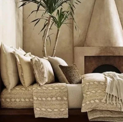 Ralph Lauren  Sellek Great Sands Standard Sham Pillowcase Python Snake Skin - Image 1 of 4