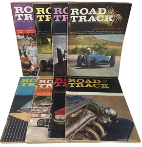 Road And Track 1960 Lot of 10 Magazines Rolls Royce Scarab Porsche Oldtimer - Bild 1 von 10