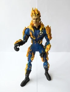 Figura Marvel Antorcha Humana 12" Fantastic Four Toy Biz 2005 Excelente Estado - Imagen 1 de 7