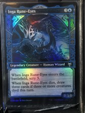 MTG Inga Rune-Eyes KHM  Foil Card SealedinSleeve rnda22