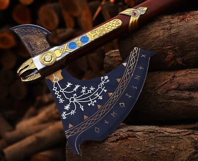 God of War Leviathan axe, Handmade Leviathan Axe Replica, Kratos Axe, Leviathan - image 1 of 4