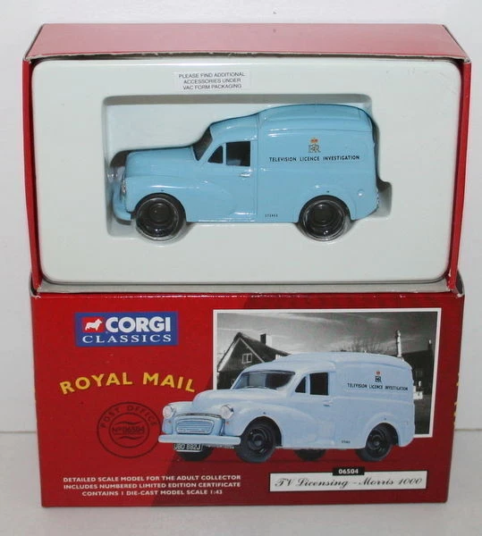 CORGI CLASSICS 1/43 - 06504 - MORRIS 1000 VAN - TV LICENSING - Image 1 of 1