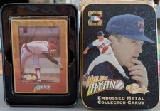 Nolan Ryan 1995 Classic & Metallic Impressions 5 Factory Wrapped Embossed Cards!