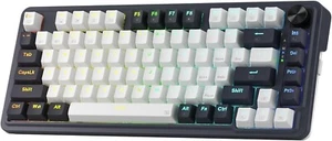 Redragon K673 PRO 75% Wireless Gasket RGB Gaming Keyboard, 3-Modes 81 Keys Co... - Picture 1 of 6
