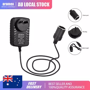 240V Mains Plug to 12V Socket Adapter Car Cigarette Lighter Power Converter AU - Picture 1 of 16