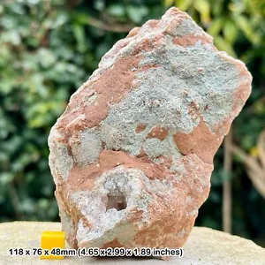 Cristales de calcita raros en Vug - Formación Sidmouth Mudstone, Triásico, Sidmouth, - Imagen 1 de 1