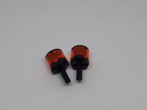2x Lego® Technic Fahrzeug Warnleuchte MOC Blinklicht orange 4032 2654 3941 - Picture 1 of 2