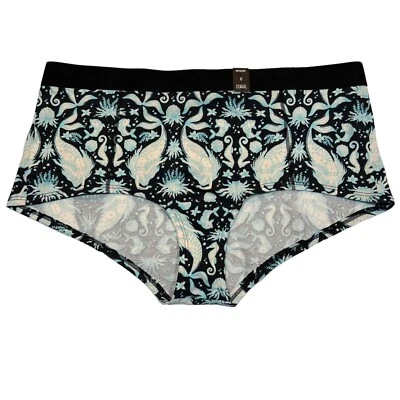 NWT TORRID Boyshort Pantie Underwear Sz 0X-1X-3X-4X Black Blue Mermaid - Image 1 of 4