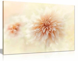 Cafe 'Au lait' Dahlia Picture Print, Wall Art Pictures for Home Decor - Picture 1 of 10