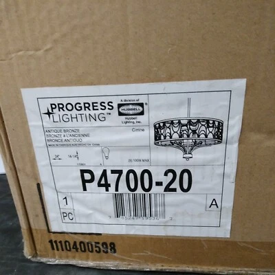 Cirrine Collection 5-Light Antique Bronze Chandelier w/ Etched White Glass Shade - Image 1 of 4