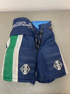 Tackla 1440Z Jr. Pro Light Blue Green Hockey Pants 24" waist Whalers Colors - Picture 1 of 16