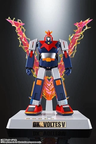 BANDAI DX SOUL OF CHOGOKIN VOLT IN BOX SUPER ELECTROMAGNETIC MACHINE VOLTES V Cover
