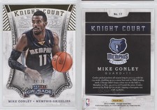 2013-14 Panini Crusade Knight Court Gold /10 Mike Conley #17