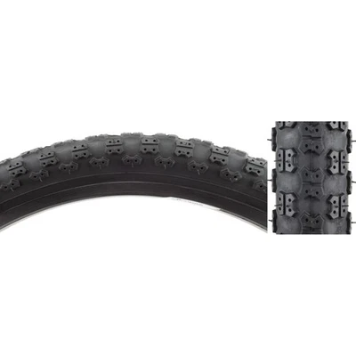 Sunlite Bicycle MX3 K50 Tire 14x2.125 Black 14" Kids Childrens Bike - Image 1 of 3