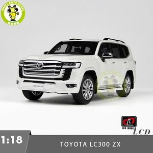 1/18 LCD Toyota Land Cruiser ZX LC300 White Diecast Model Toy Car - Picture 1 of 16