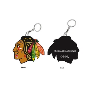Chicago Blackhawks, llavero de goma - Imagen 1 de 1