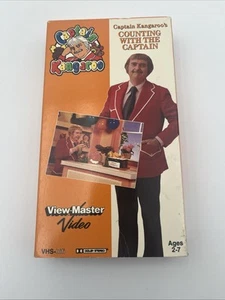 Captain Kangaroo VHS Tape Counting With The Captain TV Series 1992 Kids Cartoon - Picture 1 of 8