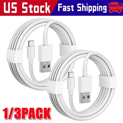 For iPhone 15 16 Pro Max Plus USB-A Cable Fast Charger Type C Charging Dat Cord - Image 1 of 4